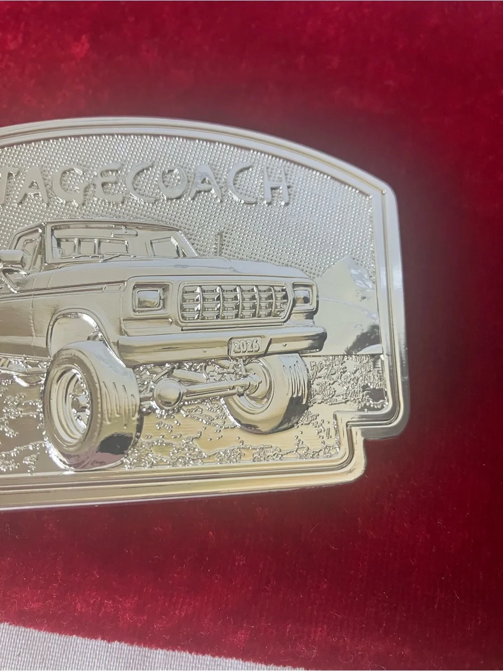 Stagecoach Country Music Festival Belt Buckle 2026 Silvertone Pickup Truck NEW.